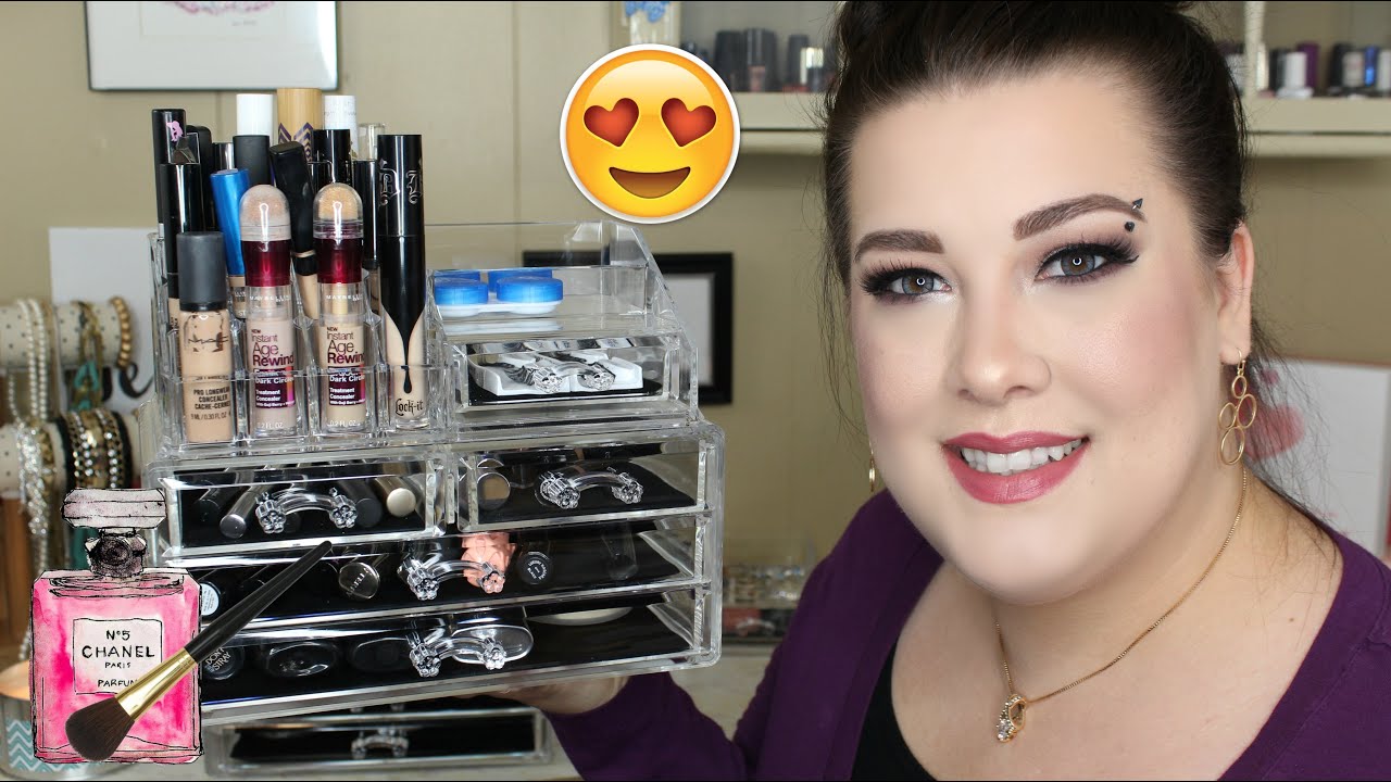 Affordable Acrylic Makeup & Jewelry Organizer Review + Demo!
